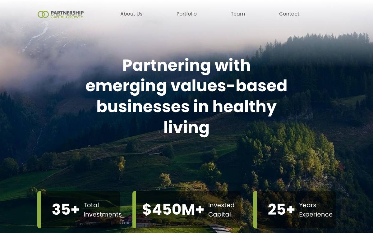 Partnership Capital Growth LLC website preview