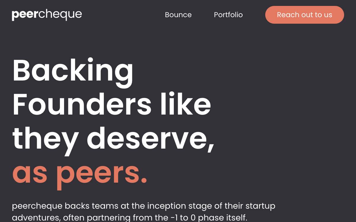 peercheque website preview
