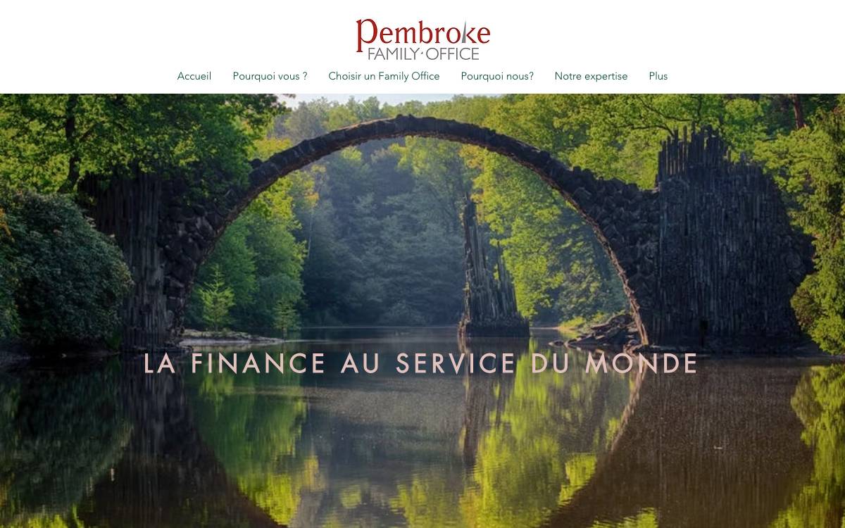 Pembroke Family Office website preview