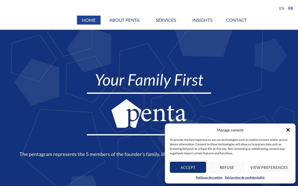 Penta Monaco MFO website preview