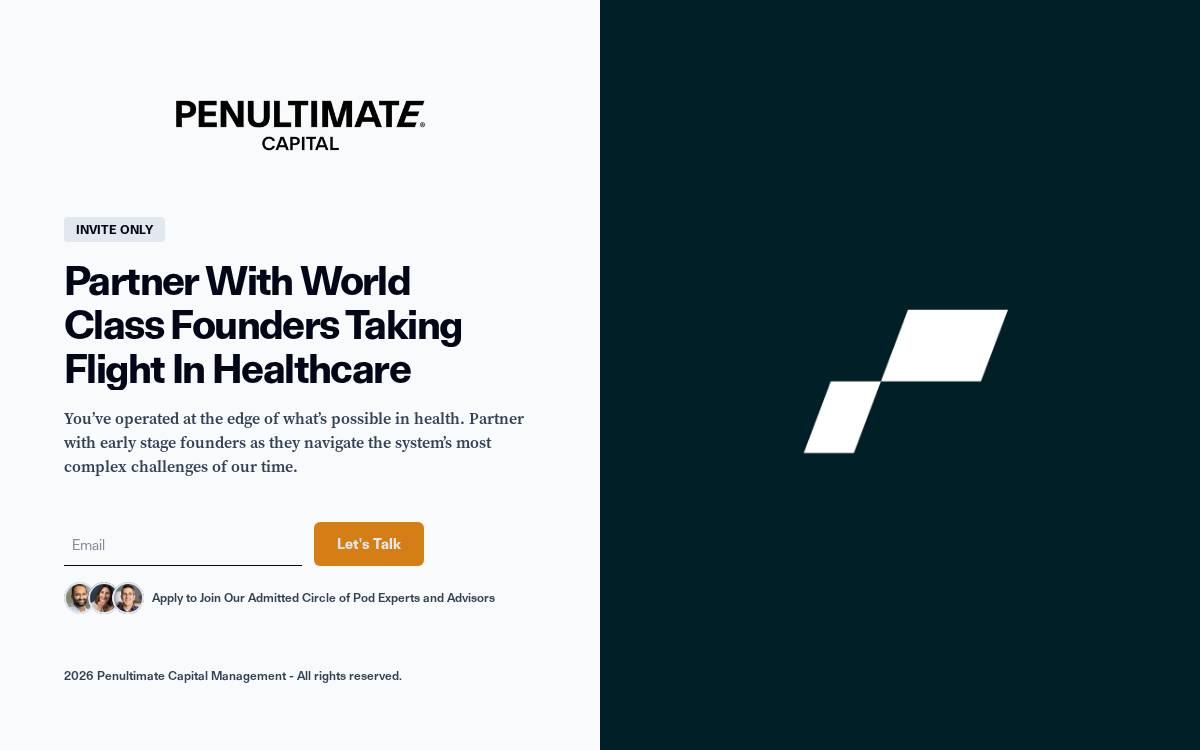 Penultimate Capital website preview