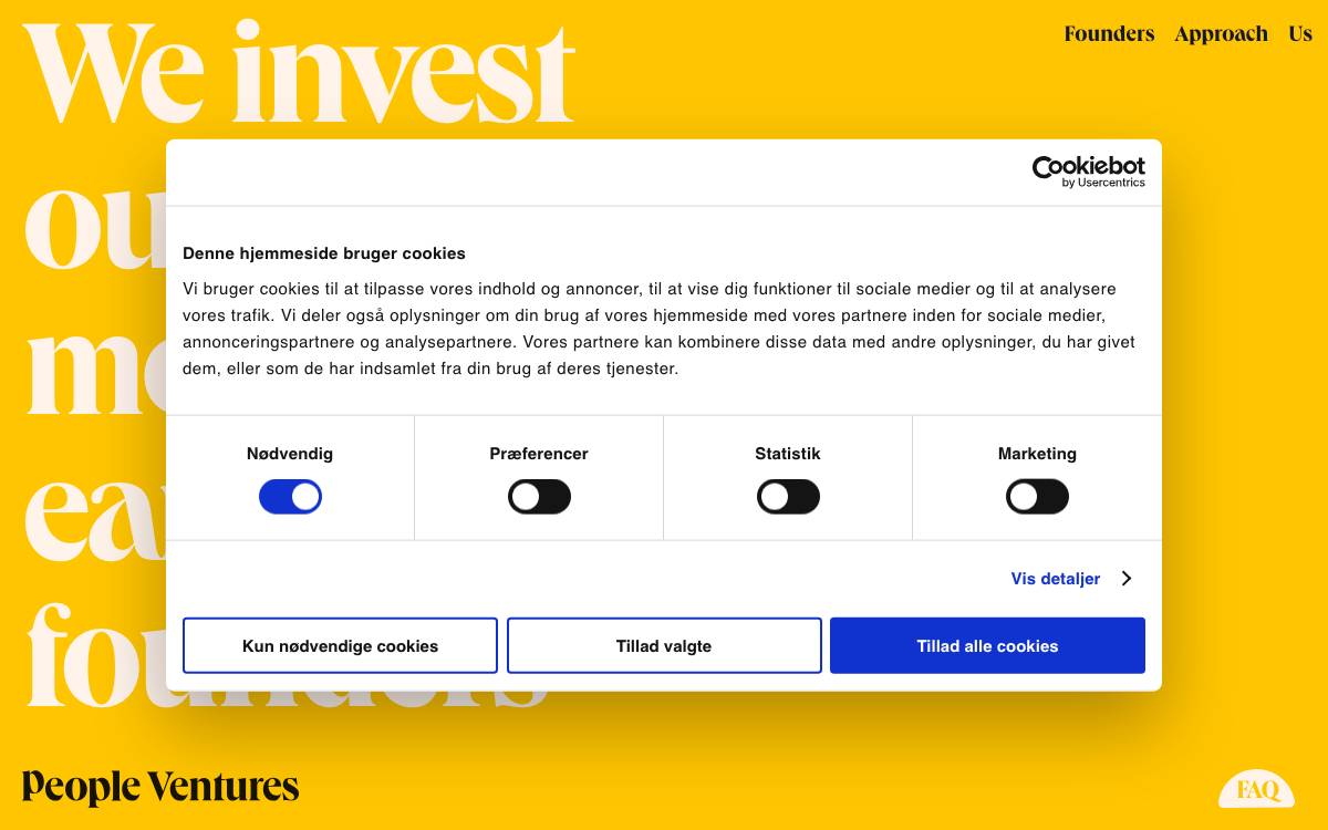 People Ventures website preview