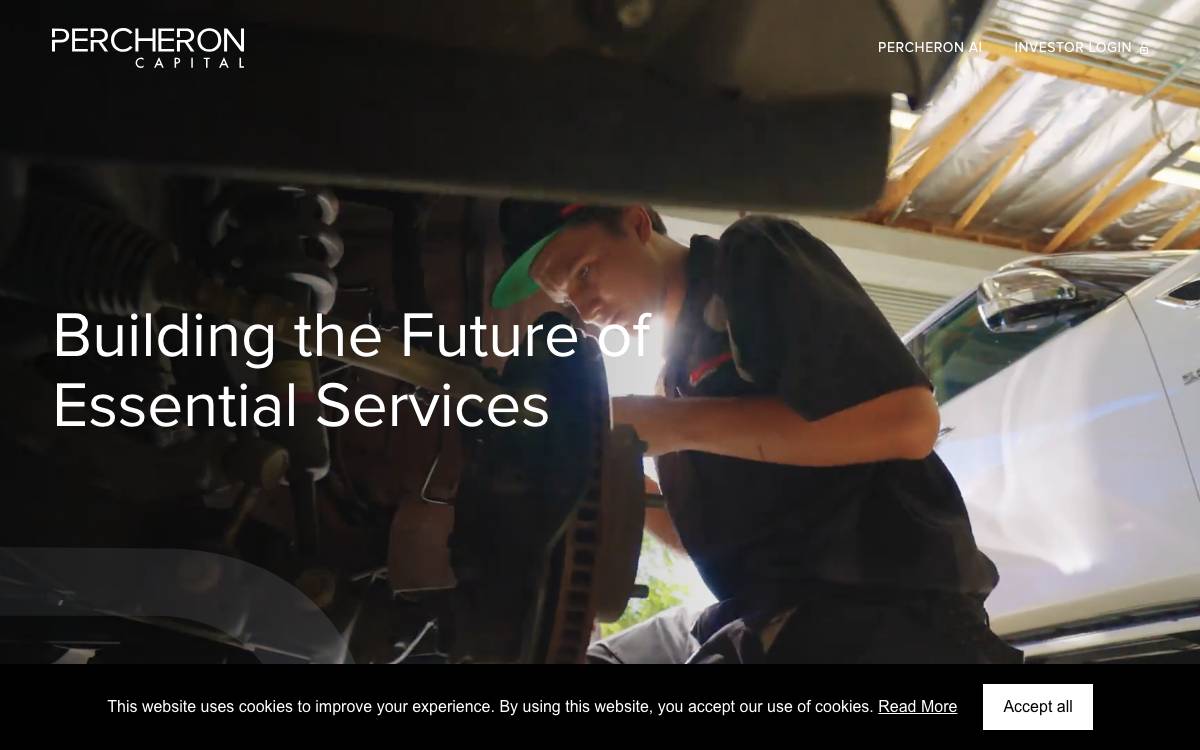 Percheron Capital website preview