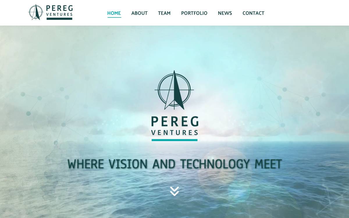 Pereg Ventures website preview