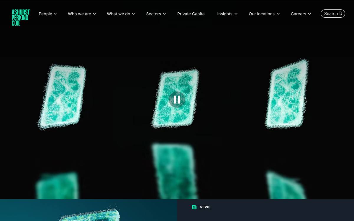 Perkins Coie website preview