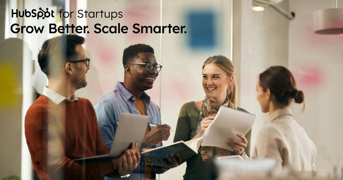 HubSpot for Startups banner
