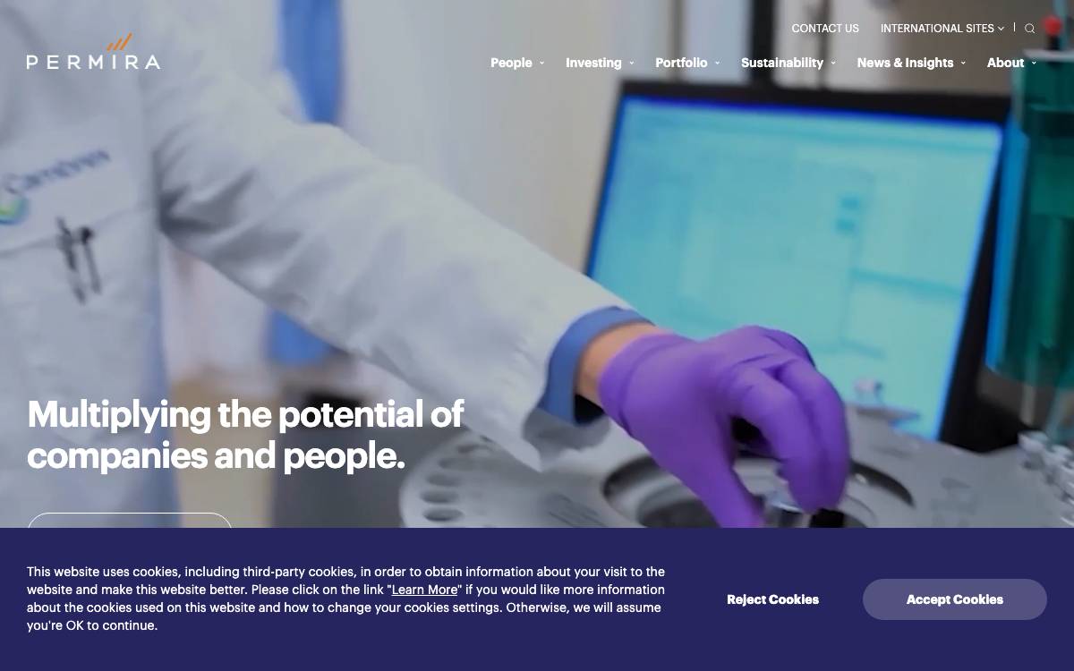 Permira website preview