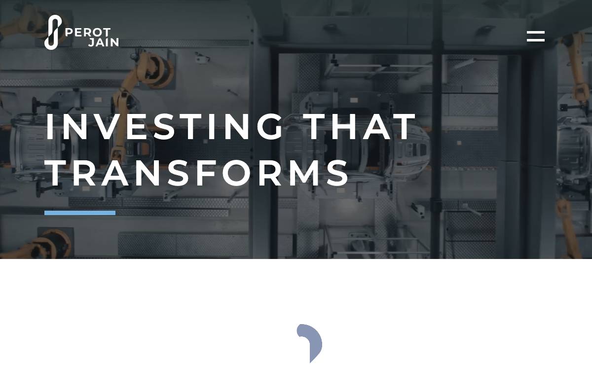 Perot Jain website preview