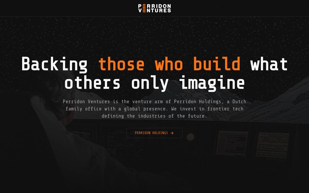 Perridon Ventures website preview