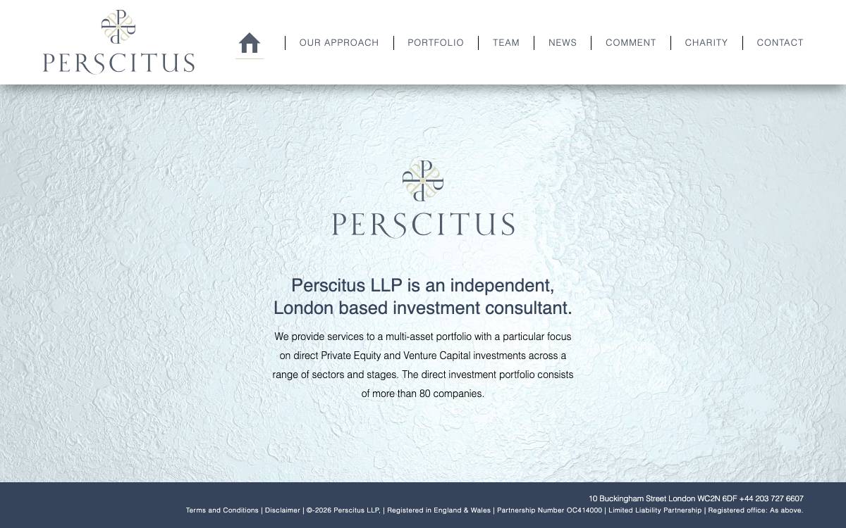Perscitus LLP website preview