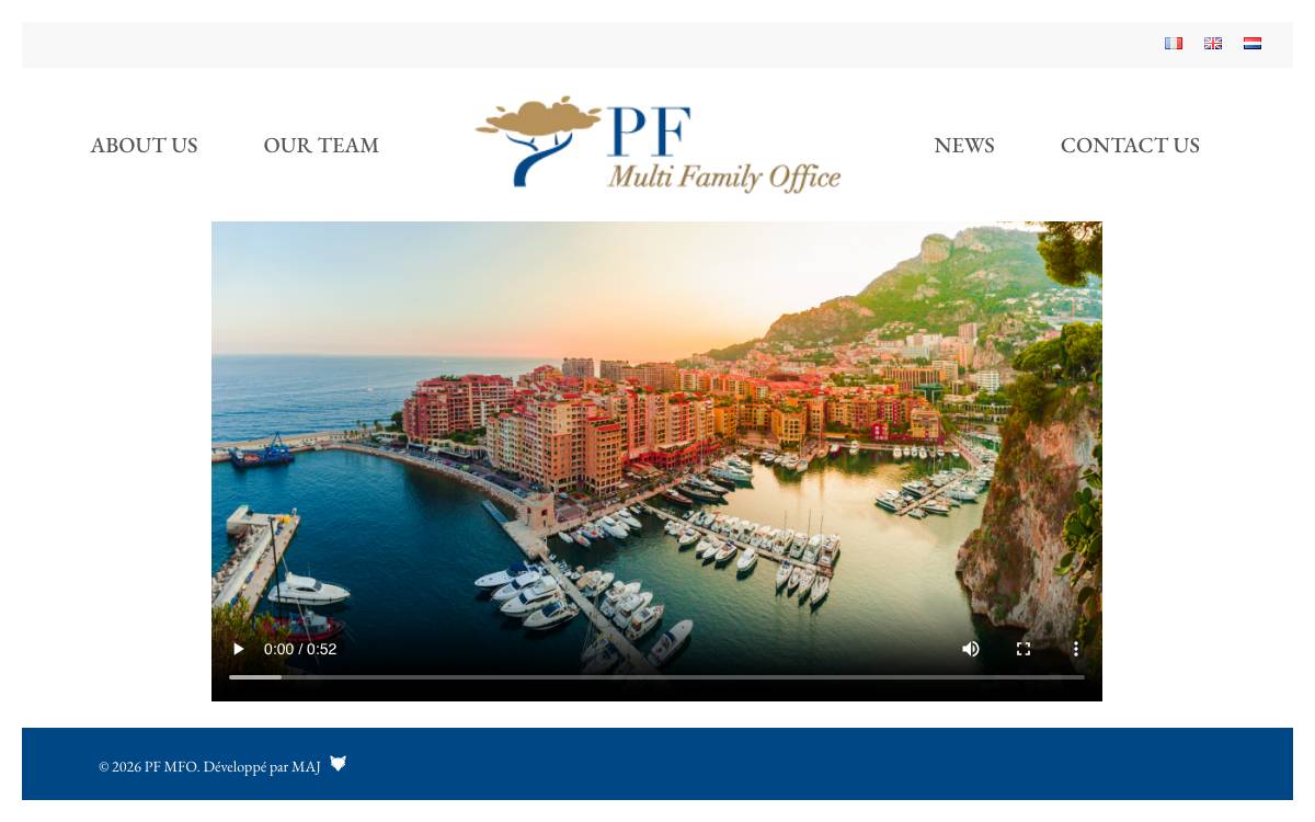 PF Multi Family Office website preview