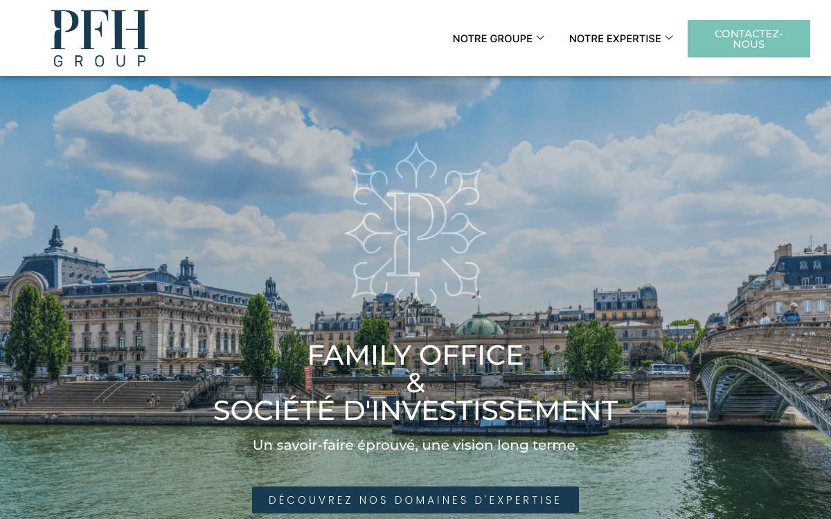PFH Group website preview