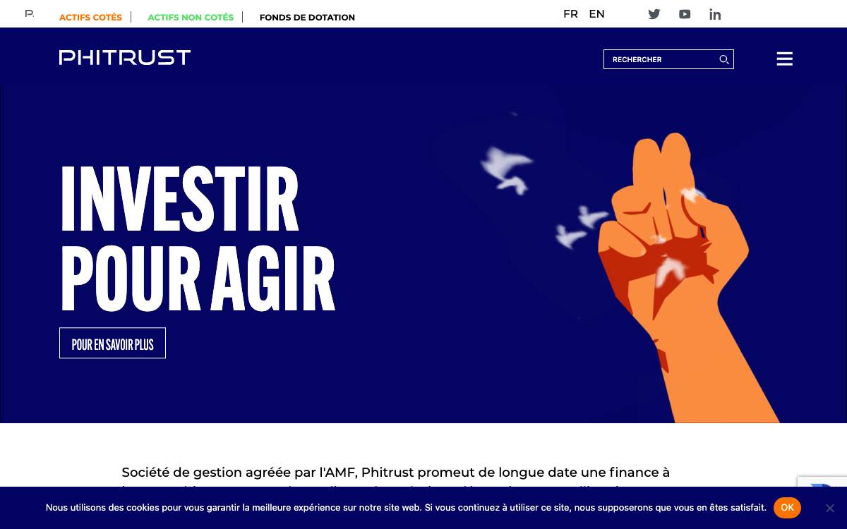 Phitrust SAPO website preview