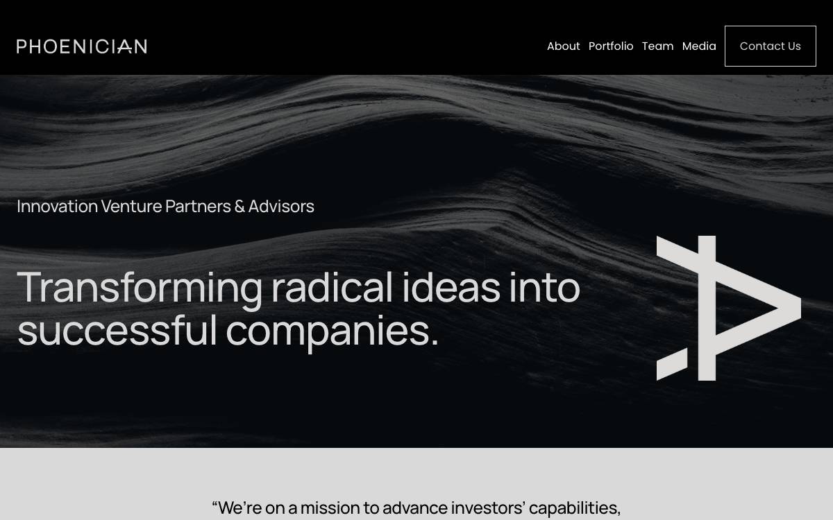 Phoenician VC website preview