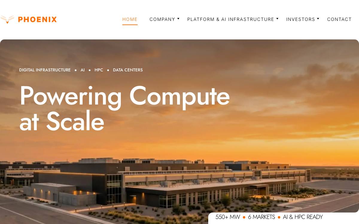 Phoenix Group website preview