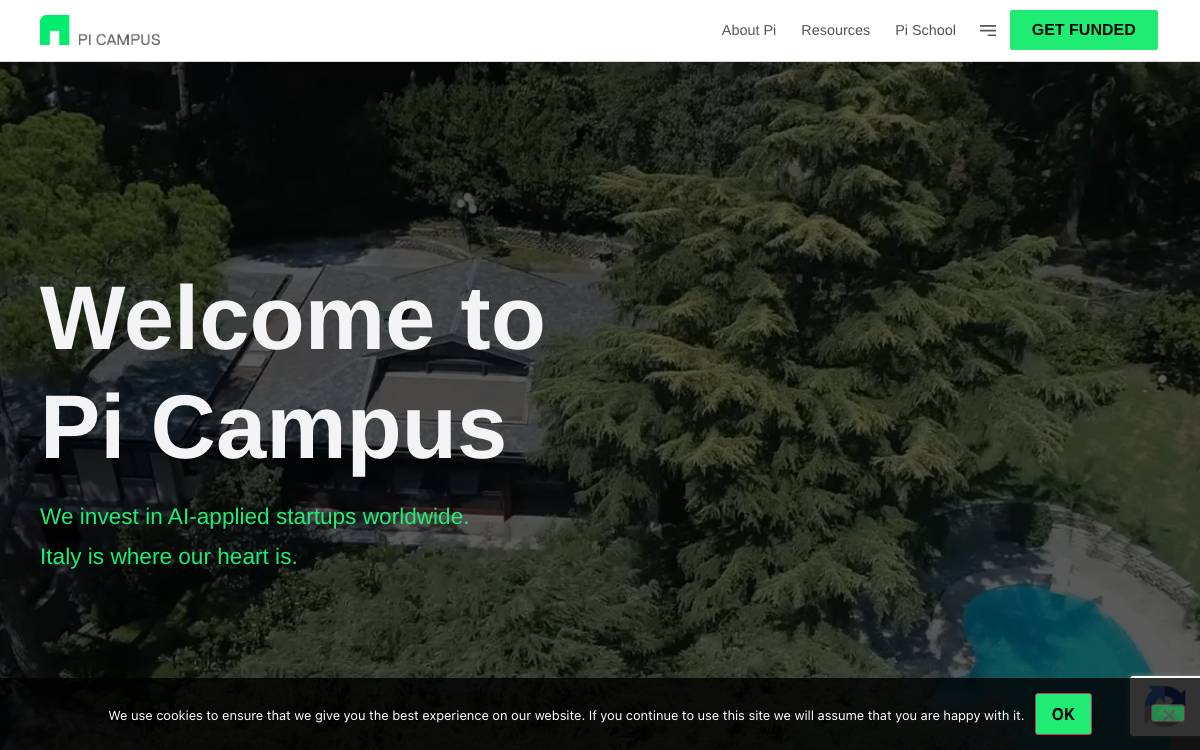 Pi Campus website preview