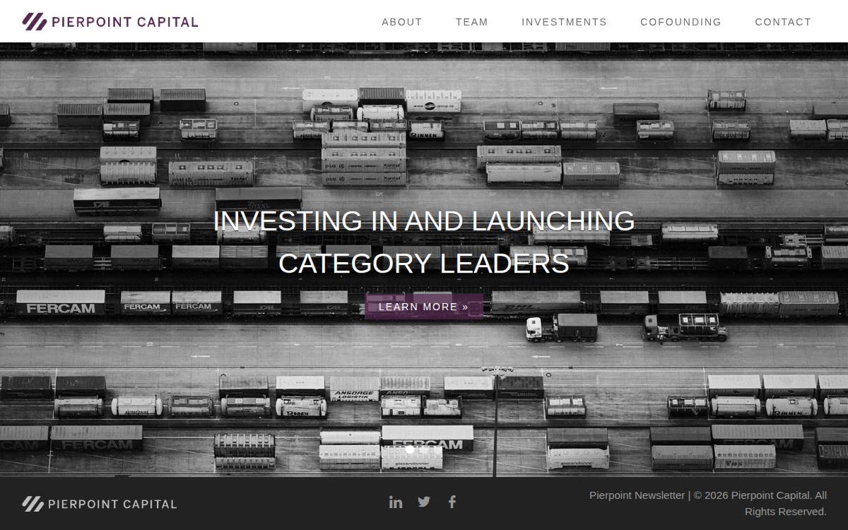 Pierpoint Capital website preview