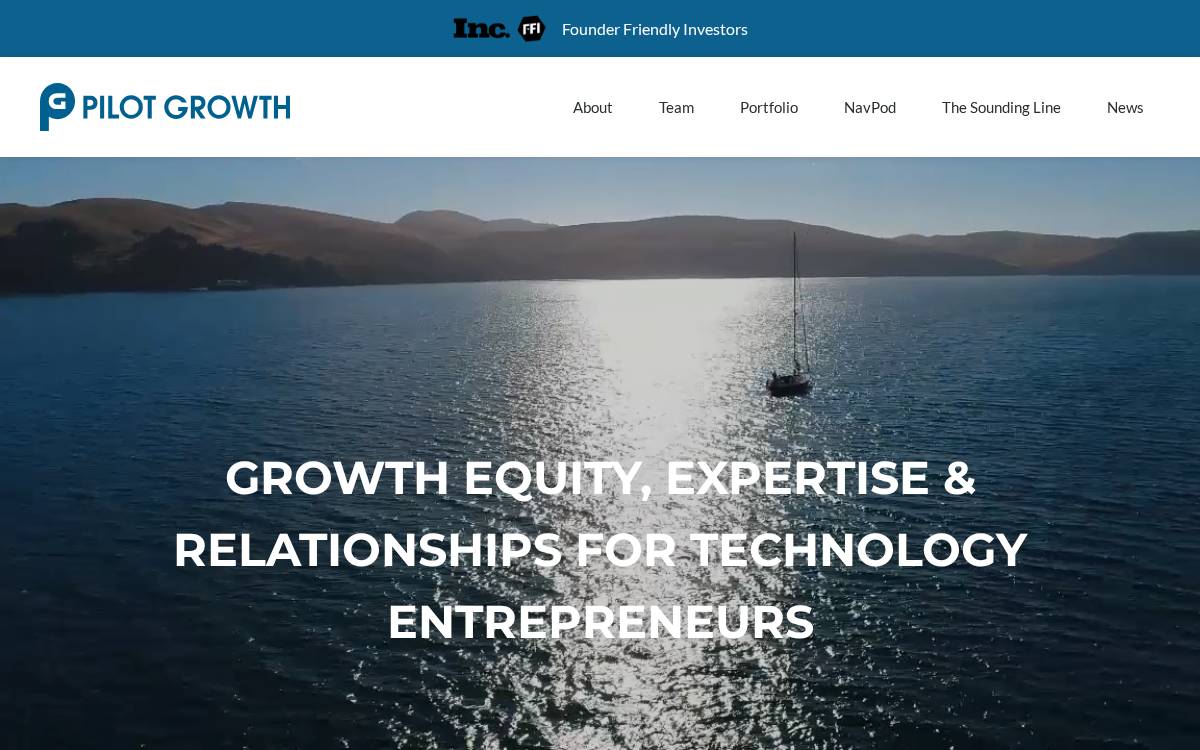 Pilot Growth Equity website preview