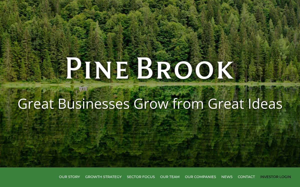 Pine Brook website preview