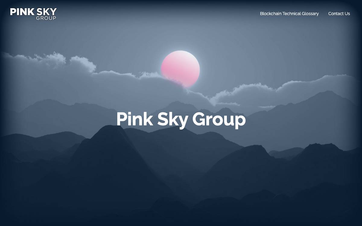 Pink Sky Capital website preview