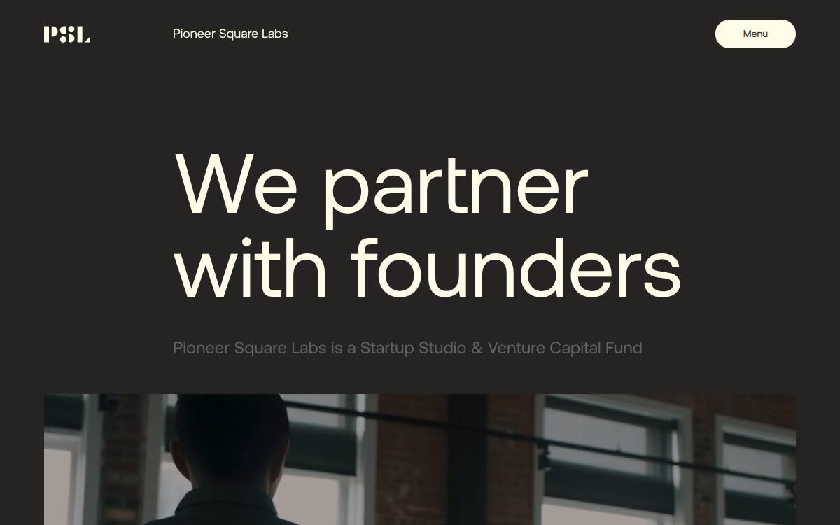 Pioneer Square Labs website preview