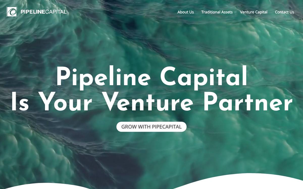Pipeline Capital website preview