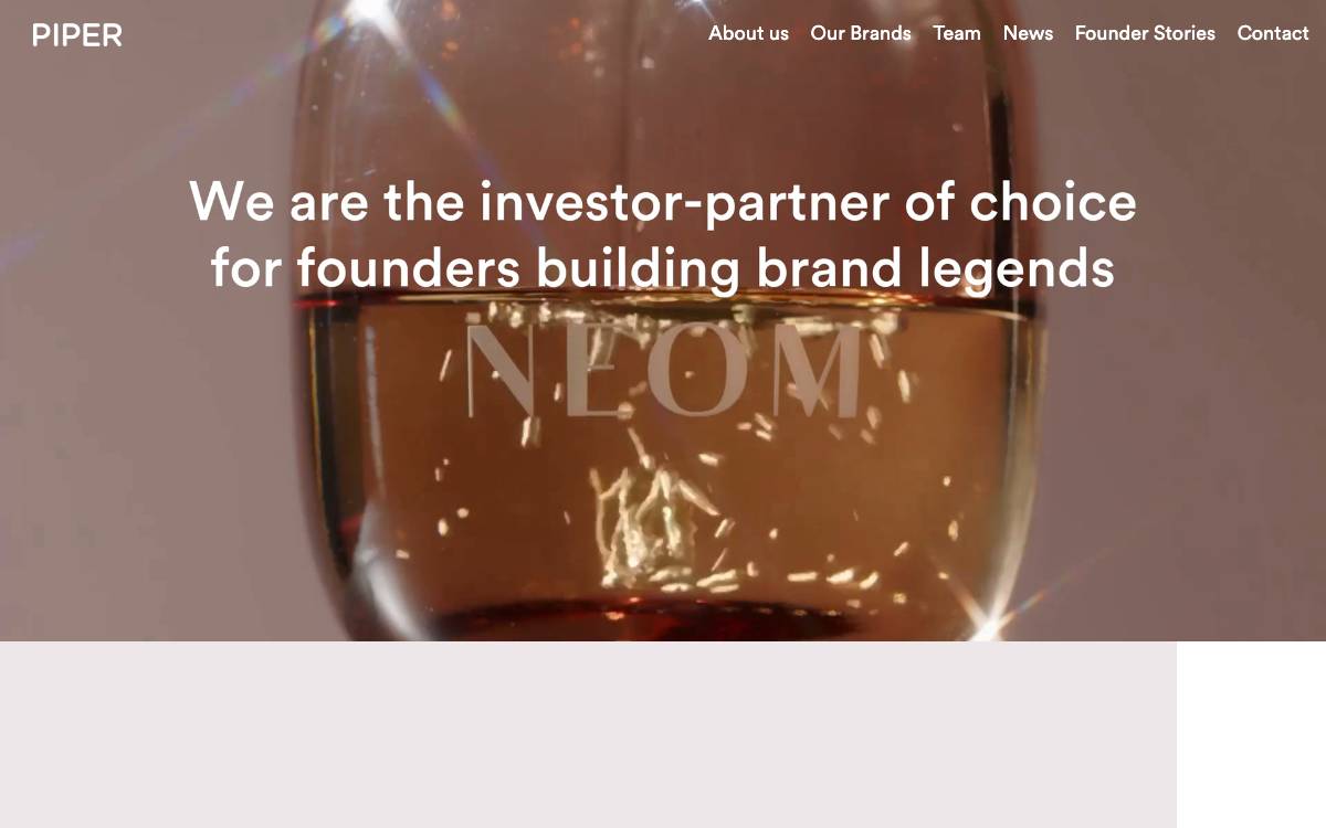 Piper Private Equity website preview