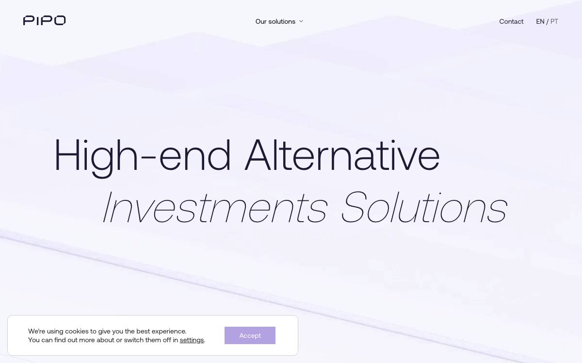PIPO Capital website preview