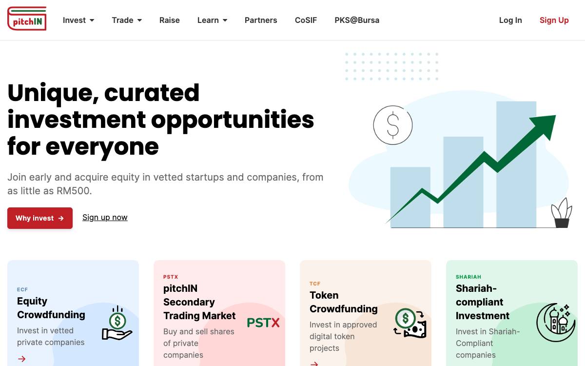 pitchIN website preview
