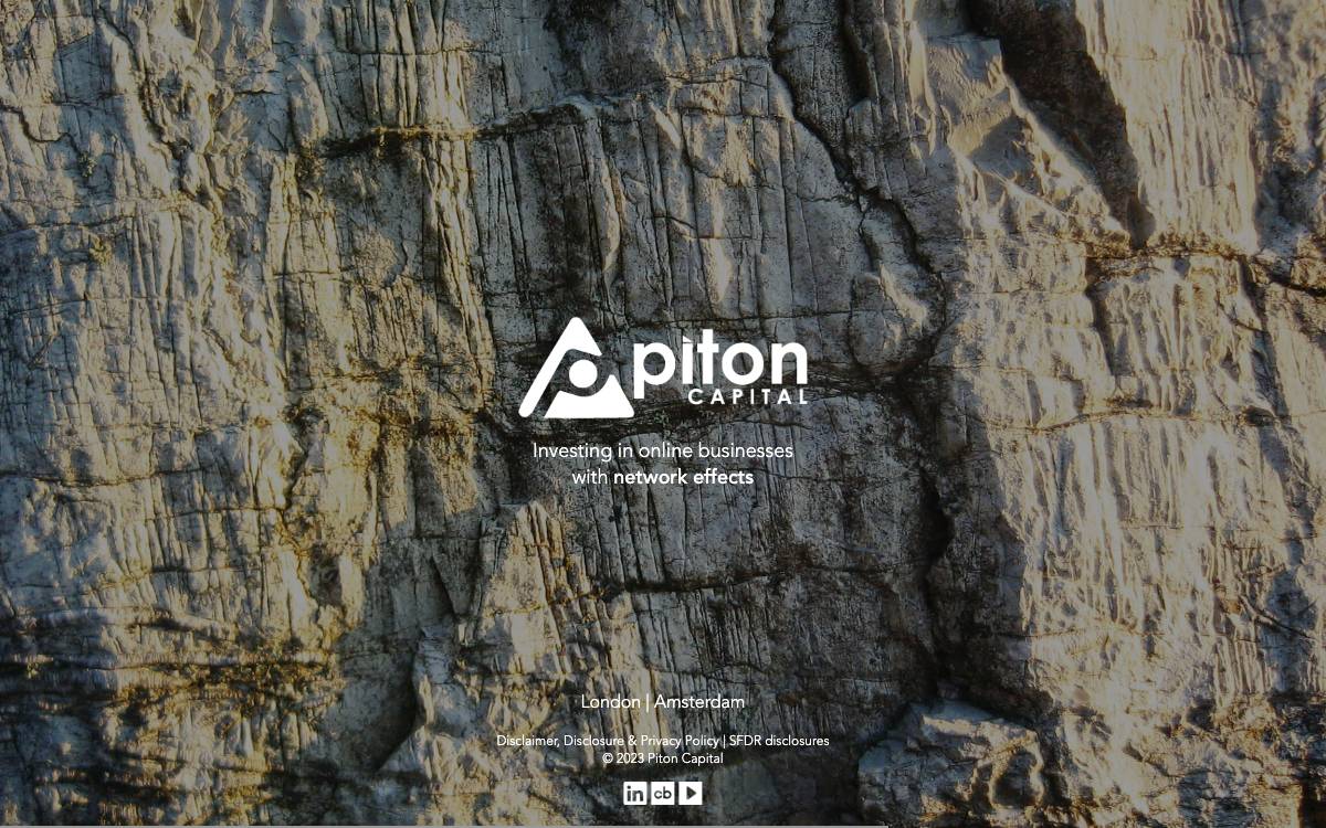Piton Capital LLP website preview