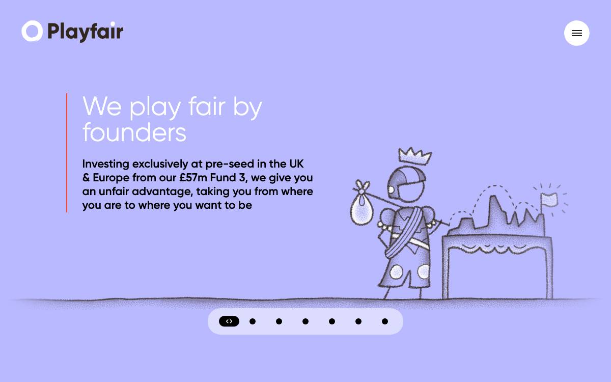 Playfair Capital website preview