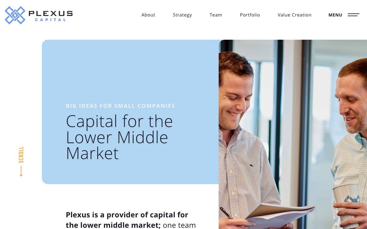 Plexus Capital website preview