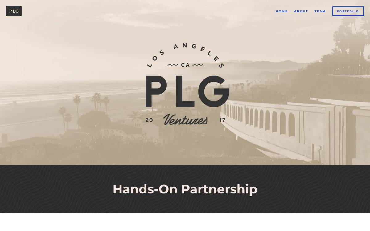 PLG Ventures website preview