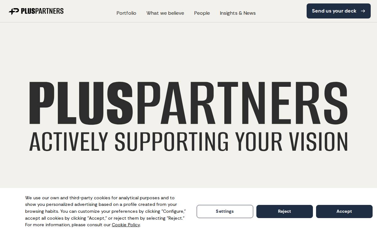 Plus Partners website preview