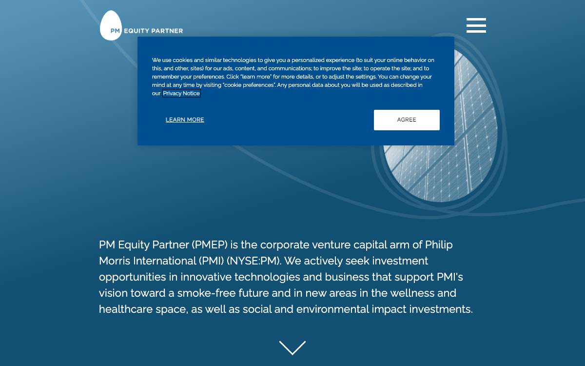 PM Equity Partner website preview