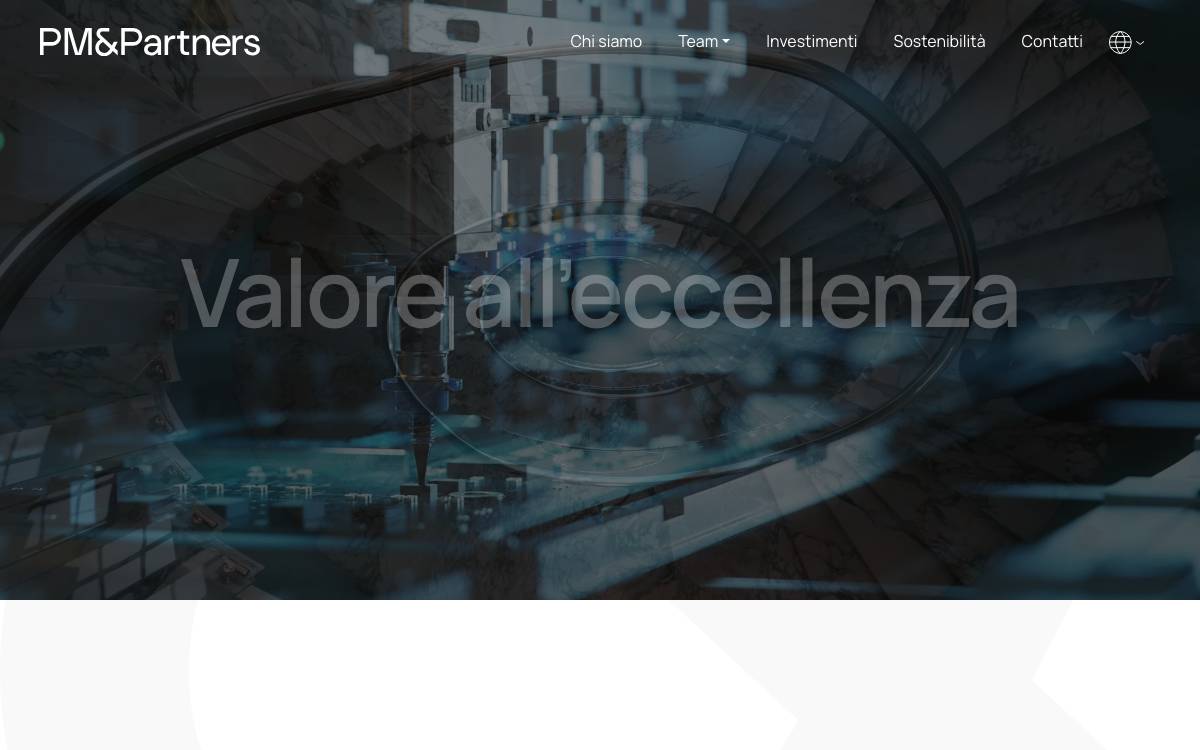 PM & Partners SpA website preview
