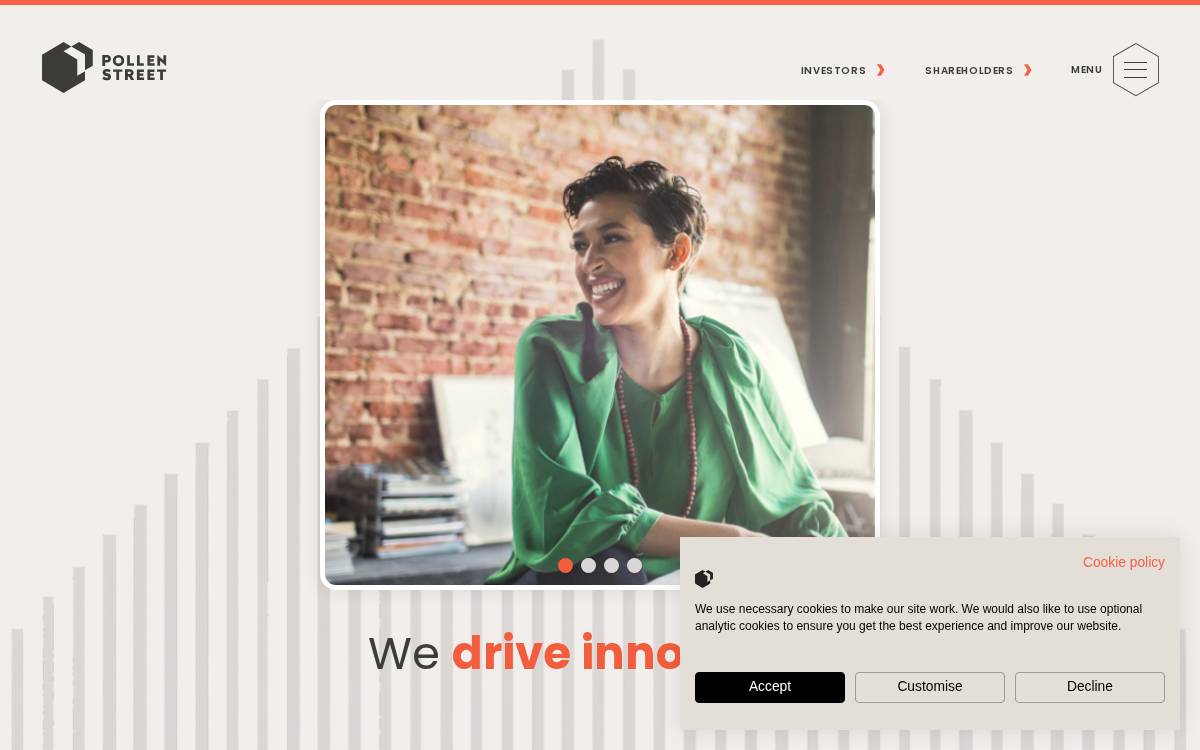 Pollen Street Capital website preview