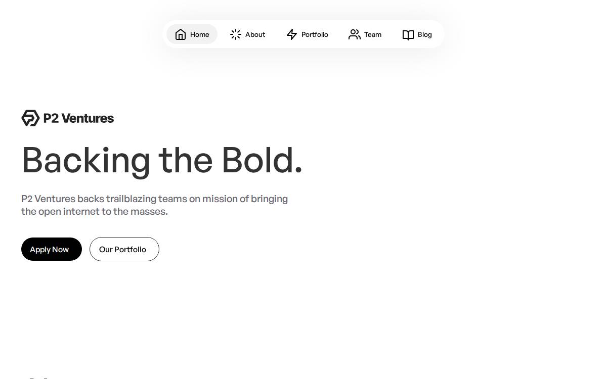 Polygon Ventures website preview