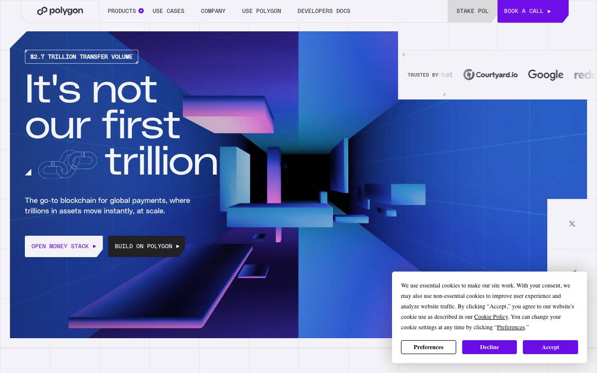 Polygon website preview