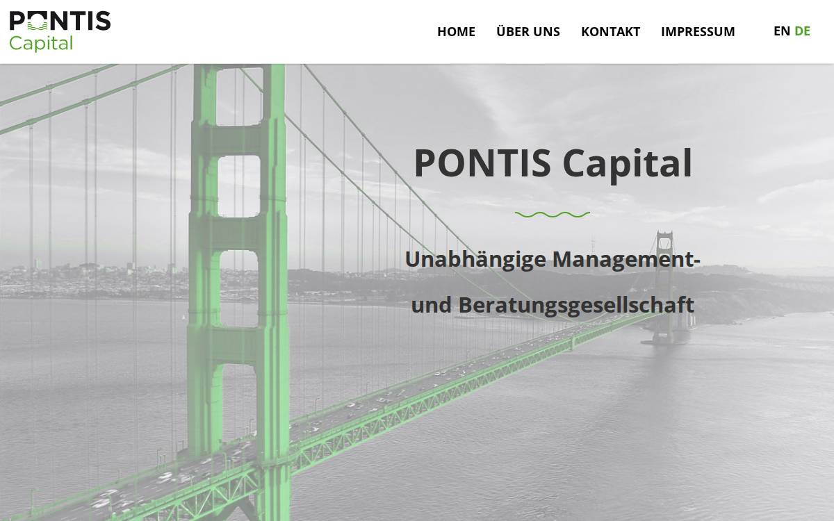 PONTIS website preview