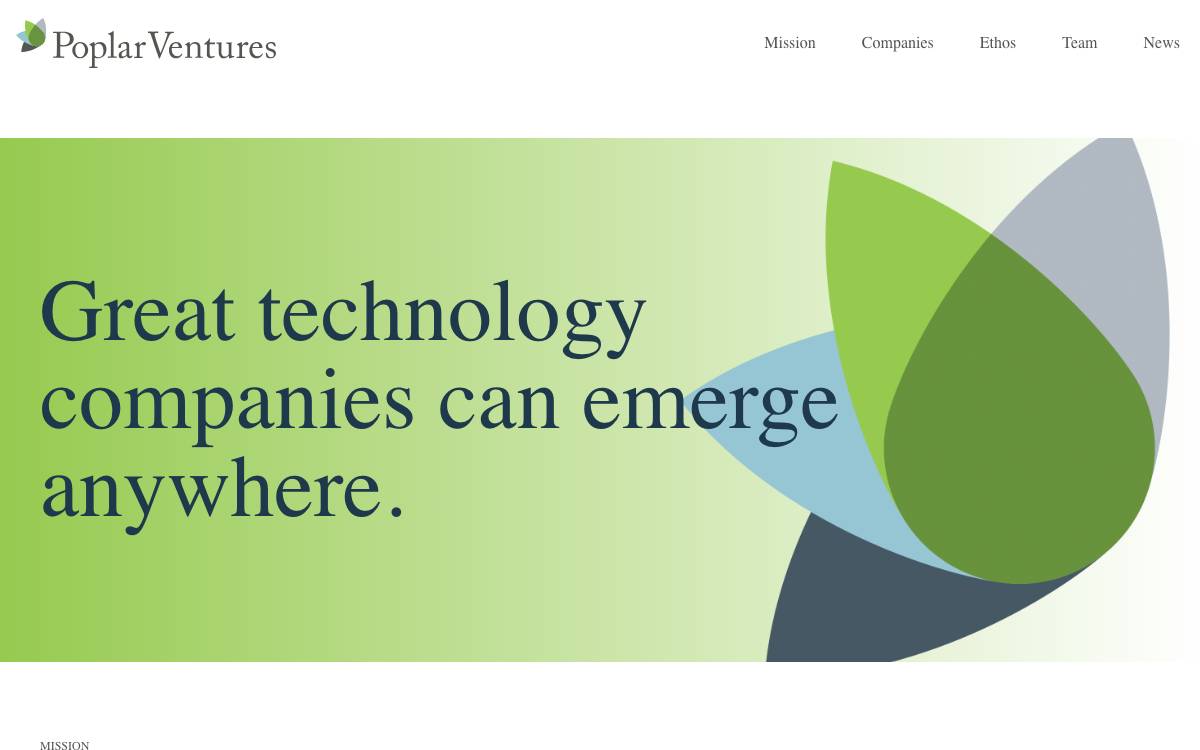Poplar Ventures website preview