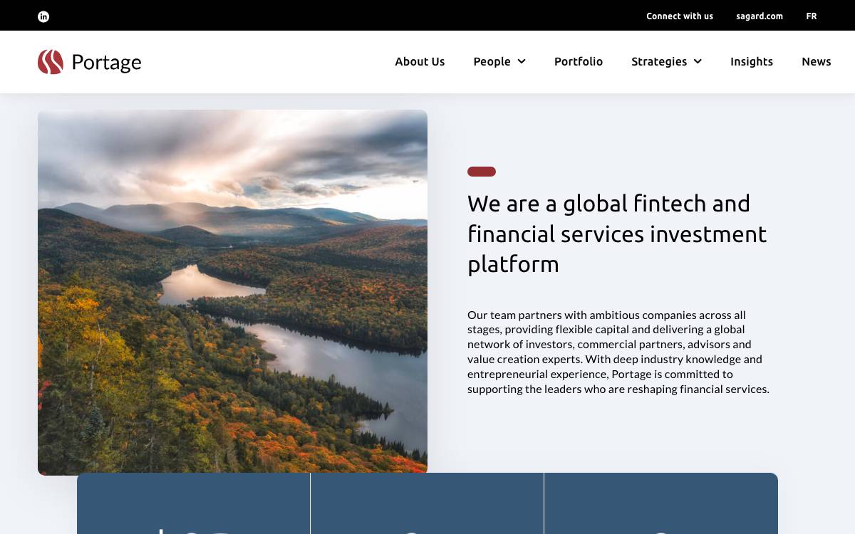Portag3 Ventures website preview