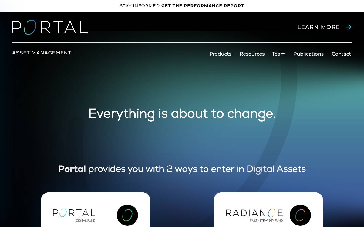 Portal Asset Management website preview