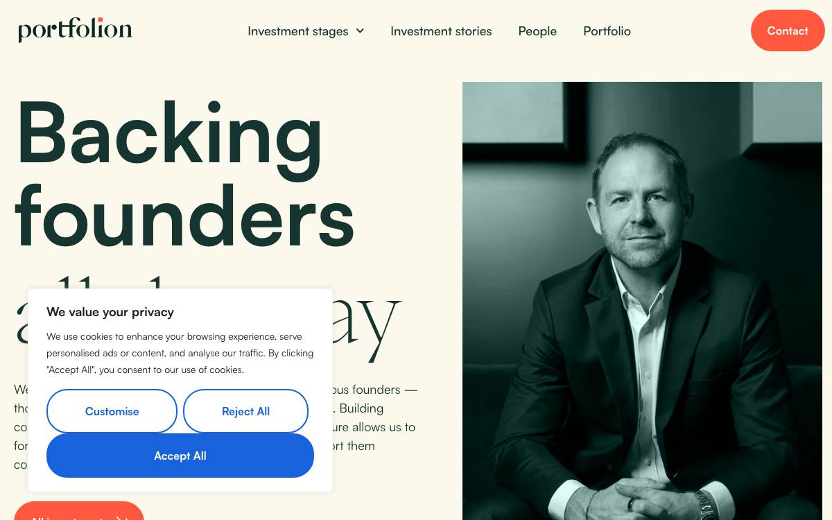 PortfoLion Capital Partners website preview