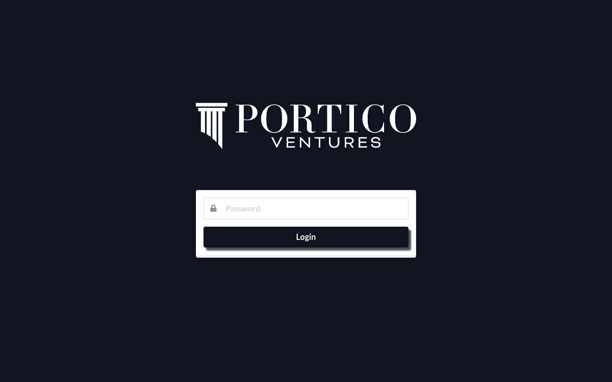 Portico Ventures website preview