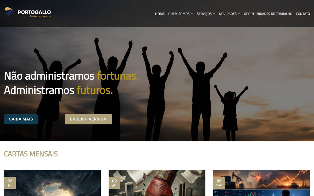 Portogallo Family Office website preview