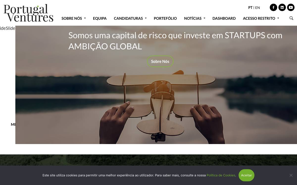 Portugal Ventures website preview