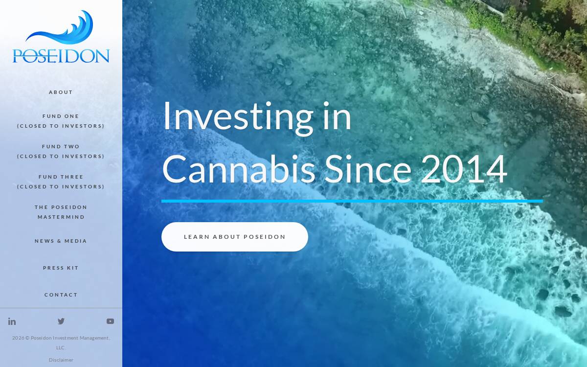 Poseidon Asset Management website preview