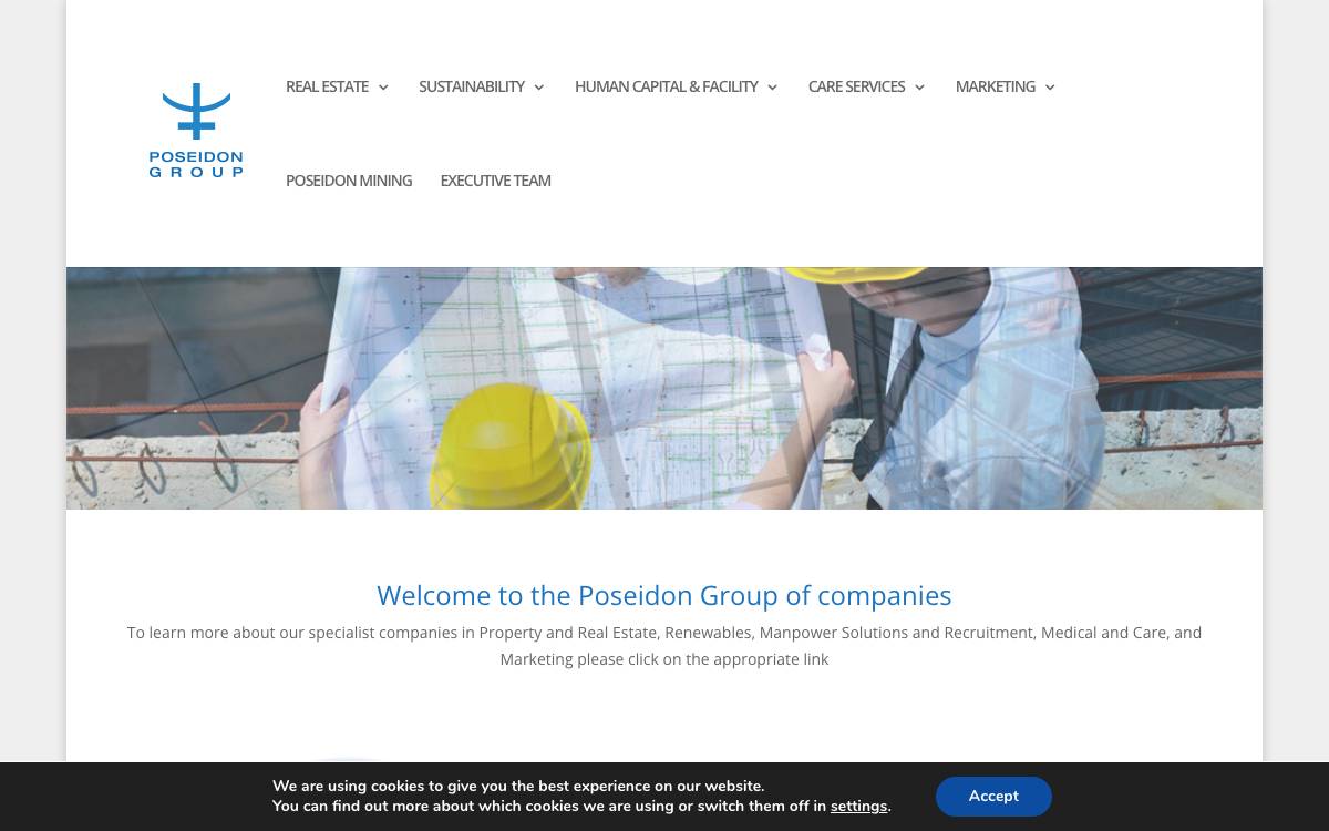 Poseidon Group website preview