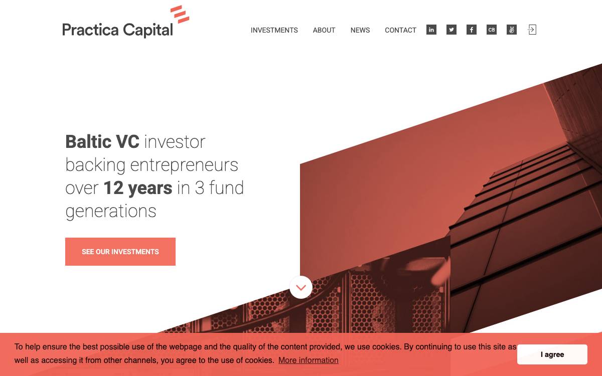 Practica Capital website preview